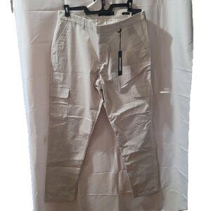 Kenneth Cole New York Men's Cargo Pants Size 36x32 Color Light Gray (NWT)